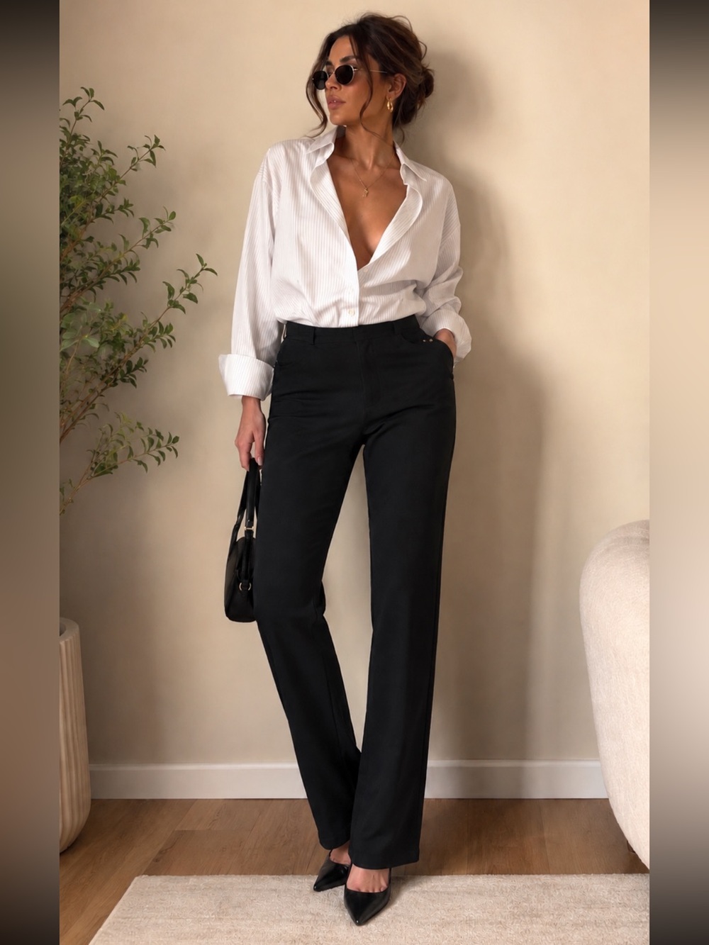 simply vera skinny mid rise pants black size Medium NWT